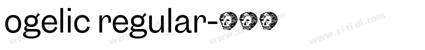 ogelic regular字体转换